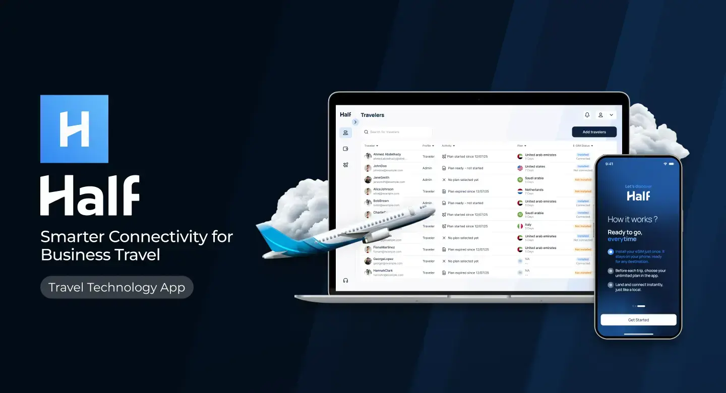 Half – Smarter Connectivity for Business Travel's image